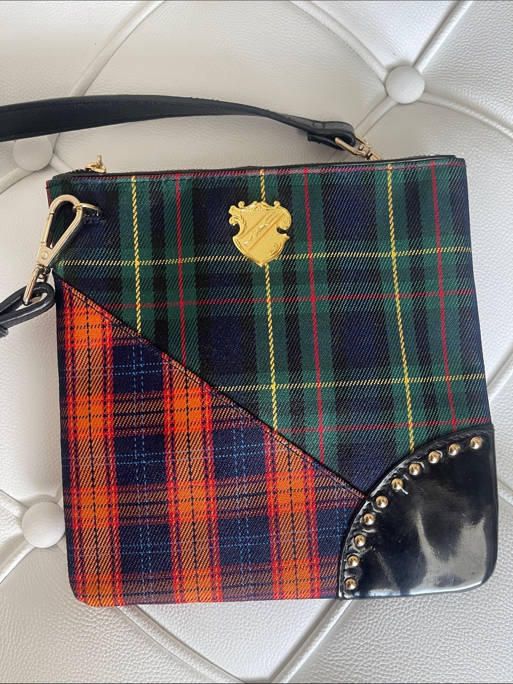 Mac Cosmetic Zipper Pouch Celtic Tartan Scottish Plaid Style Makeup Purse